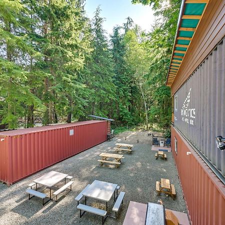 Unique Container Studio With Deck And Fire Pit! Buckley ภายนอก รูปภาพ