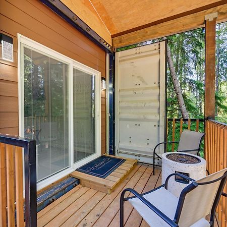 Unique Container Studio With Deck And Fire Pit! Buckley ภายนอก รูปภาพ